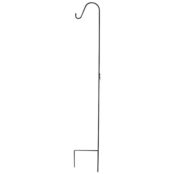 Landscapers Select Single Shepherd Hook, 64 in H, Matte Black, Hanging Mounting GB-3089